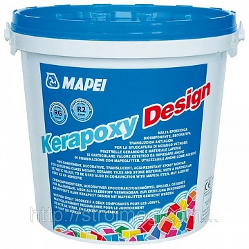Затирка для швов Kerapoxy Design №742 глянцевый золотой (ведро 3 кг)