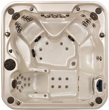 СПА бассейн Coast Spas Radiance Lounger Curve ES 64 (46+18), 2346 * 2335 * 1190 мм