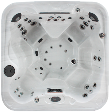 СПА бассейн Coast Spas Radiance Curve LS 83 (65+18) форс., 2346 * 2335 * 1190 мм