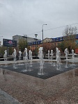 Пешеходный фонтан г. Тюмень, ул. Червишевский тракт 15
