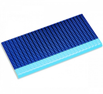 Плитка фарфоровая противоскользящая Serapool Potikare голубая-кобальт 12х24,5 см, с буртиком